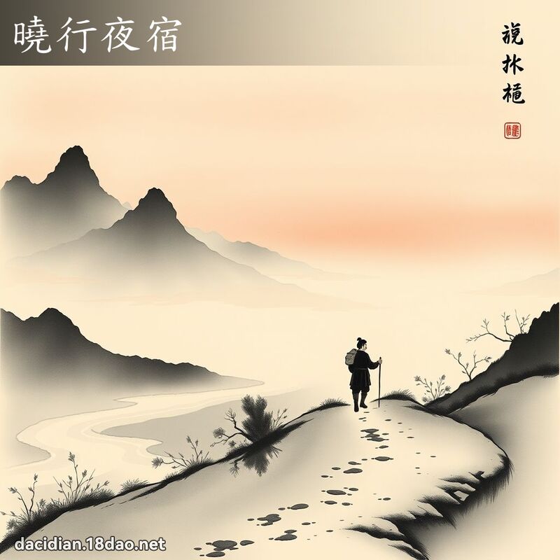 晓行夜宿 配图