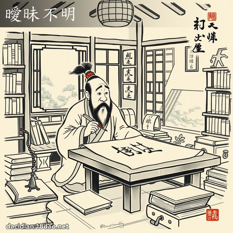 曖昧不明 配图
