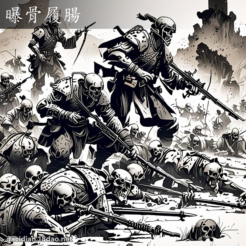 曝骨履肠 配图
