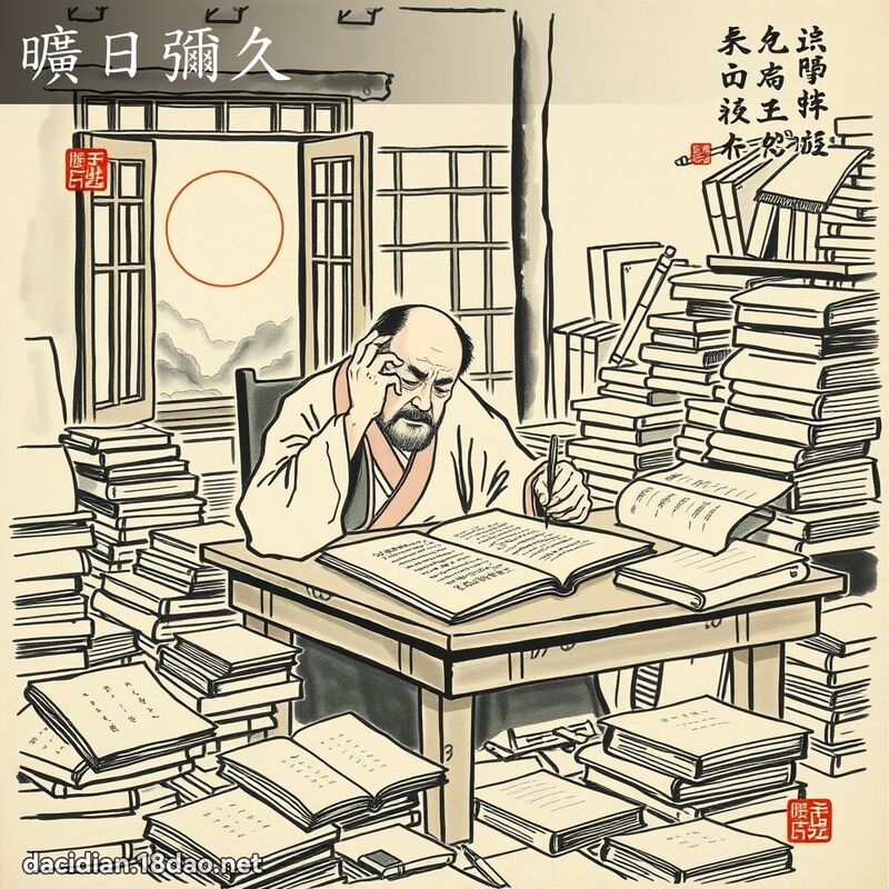 旷日弥久 配图