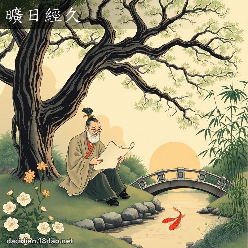 旷日经久 配图
