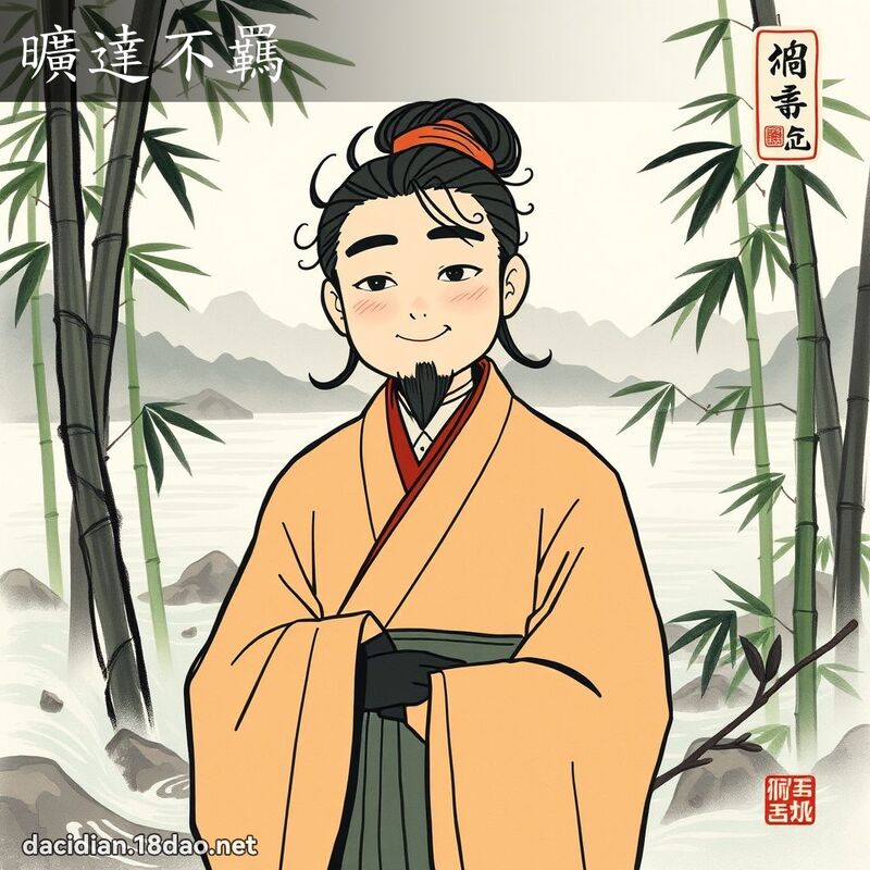 旷达不羈 配图
