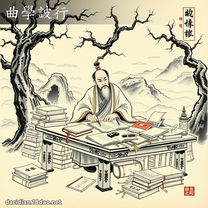 曲学詖行 配图