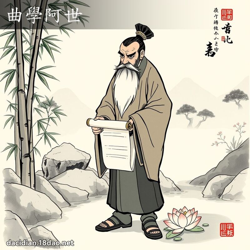 曲学阿世 配图