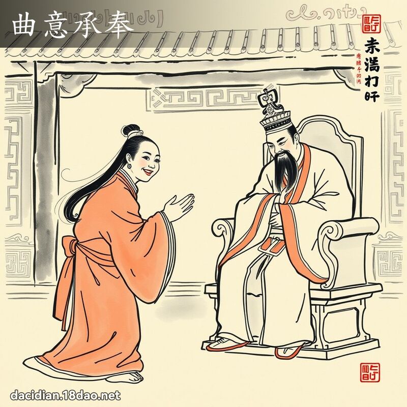曲意承奉 配图