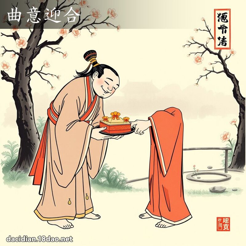 曲意迎合 配图