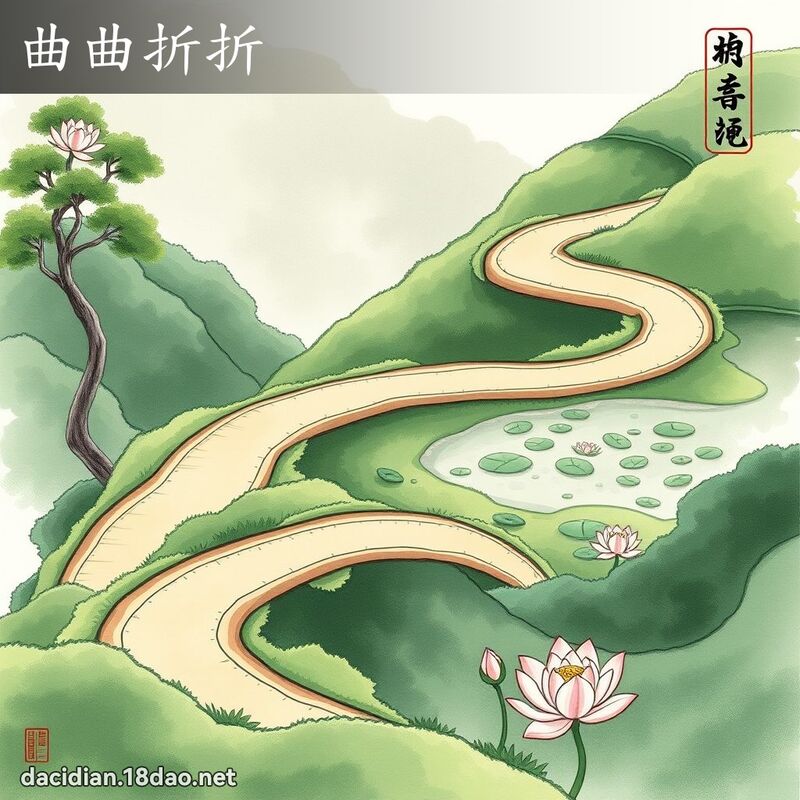 曲曲折折 配图