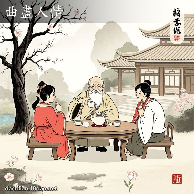 曲尽人情 配图