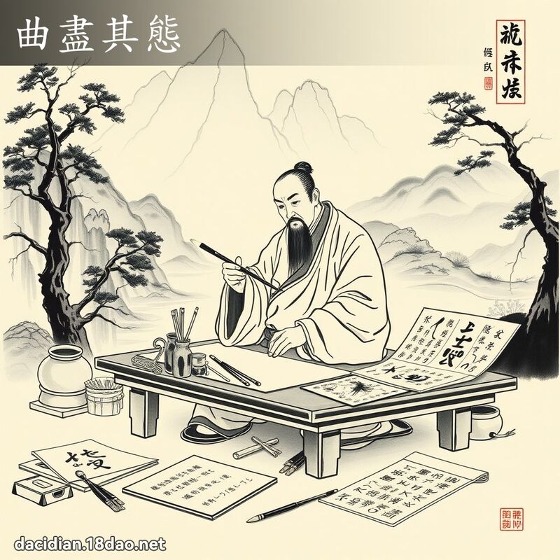 曲尽其态 配图