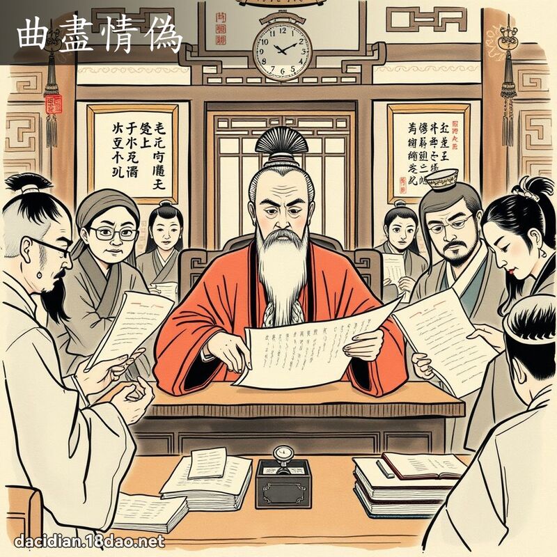 曲尽情偽 配图