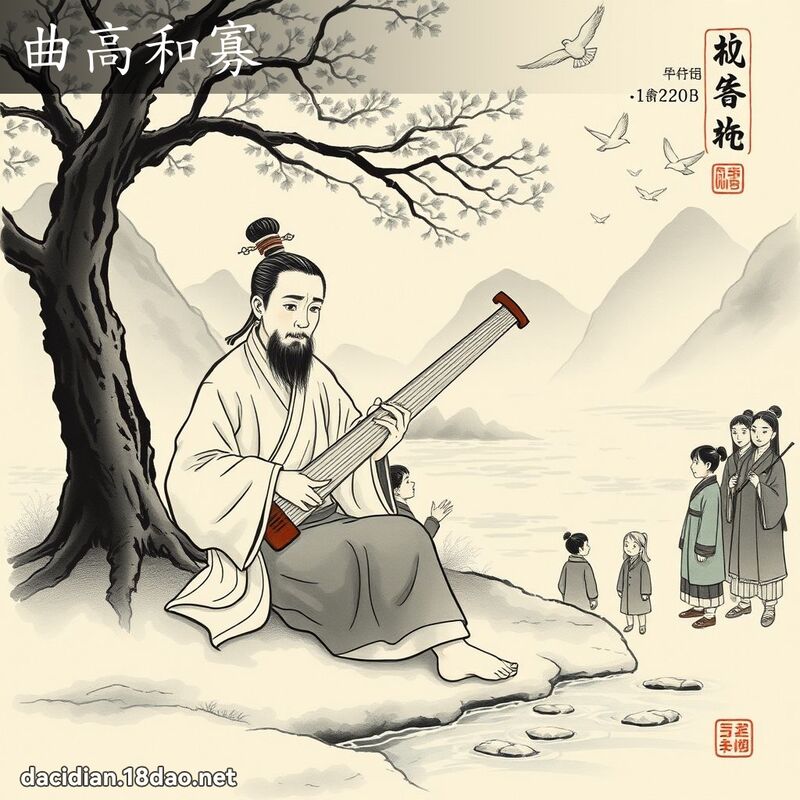 曲高和寡 配图