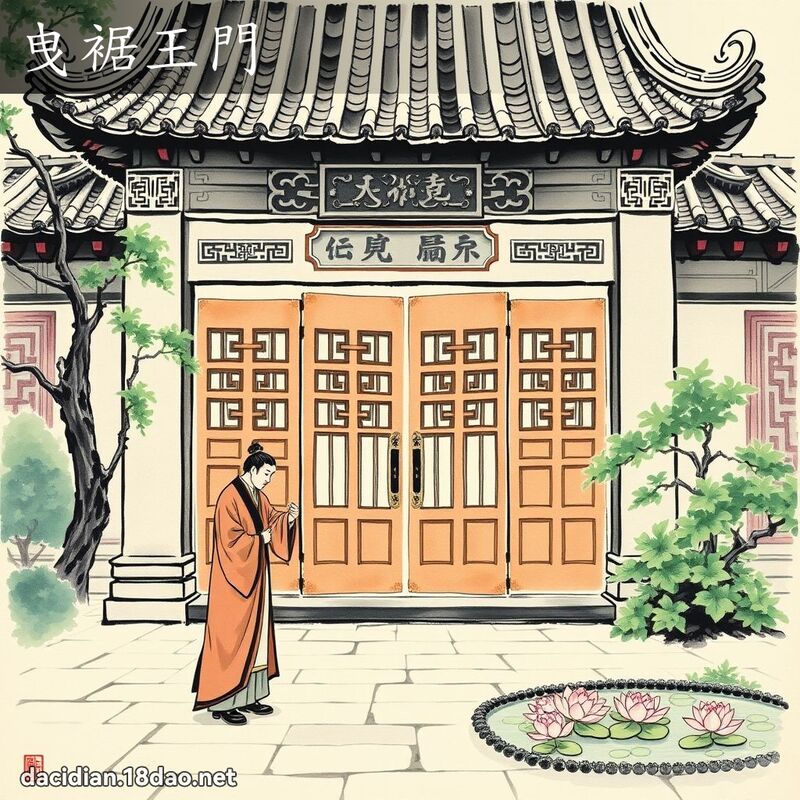 曳裾王門 配图