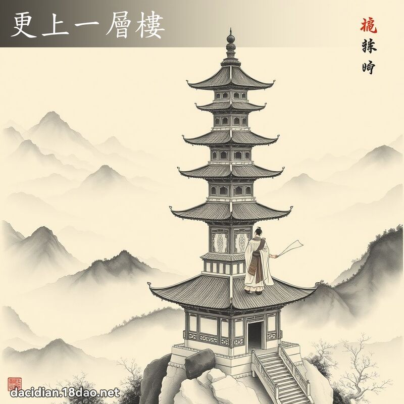 更上一層樓 配图