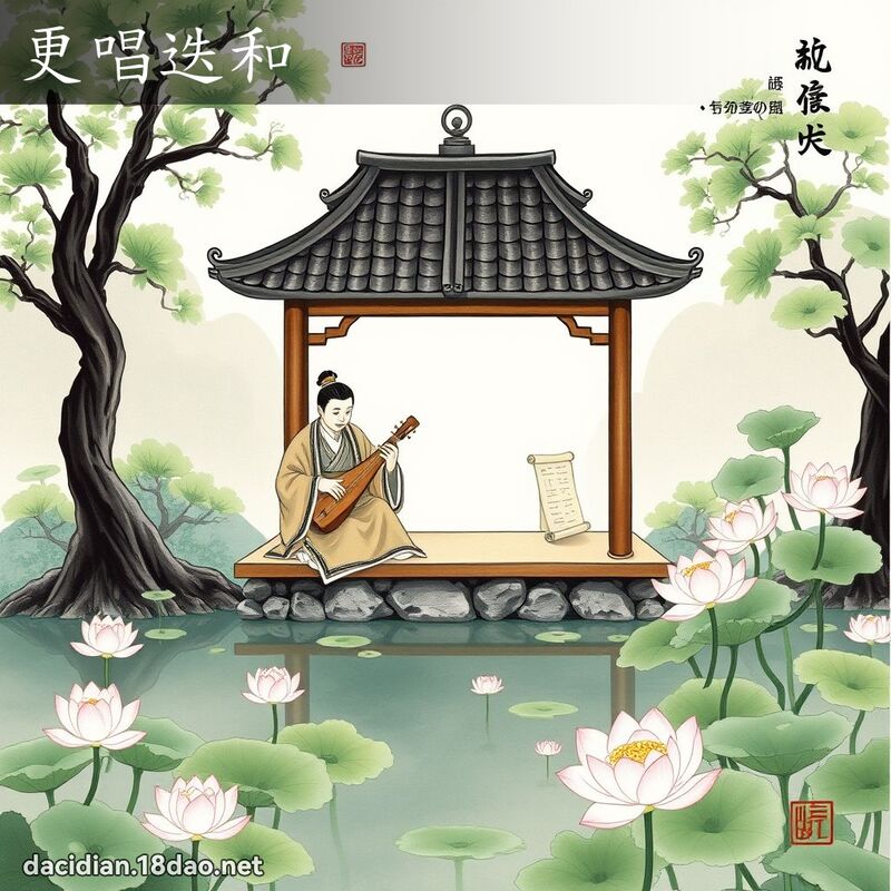更唱迭和 配图
