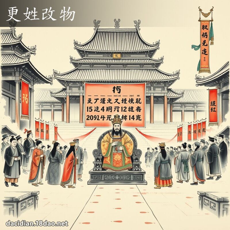 更姓改物 配图