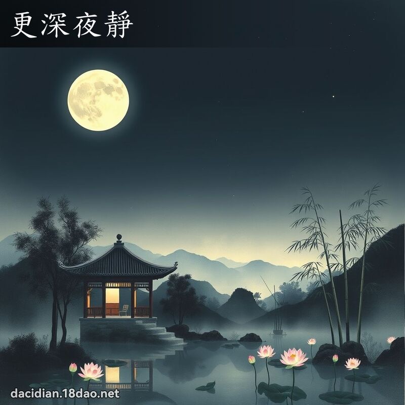 更深夜靜 配图