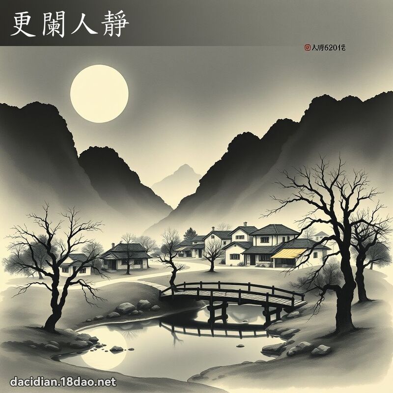 更闌人靜 配图