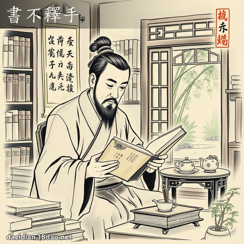 書不釋手 配图