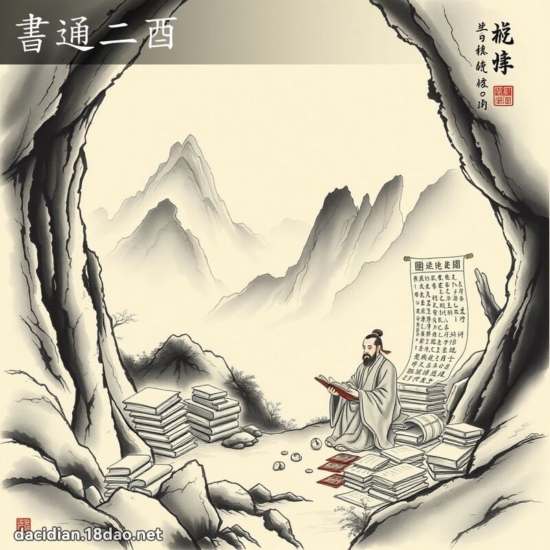 書通二酉 配图