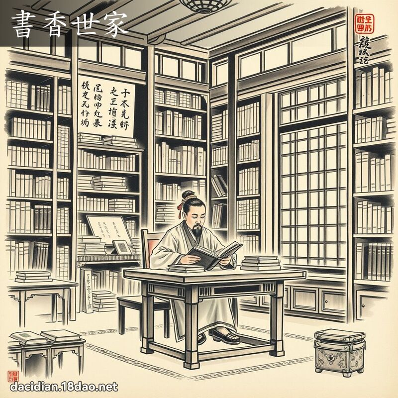 書香世家 配图