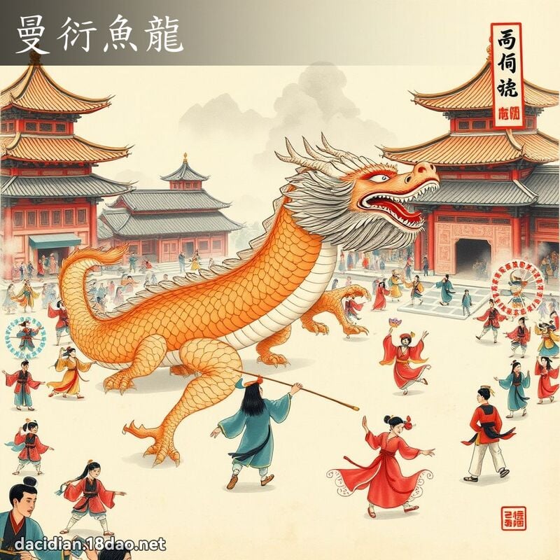 曼衍魚龍 配图