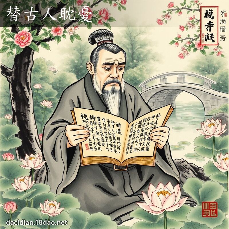 替古人耽憂 配图