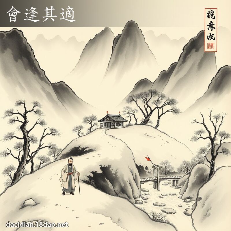 會逢其適 配图