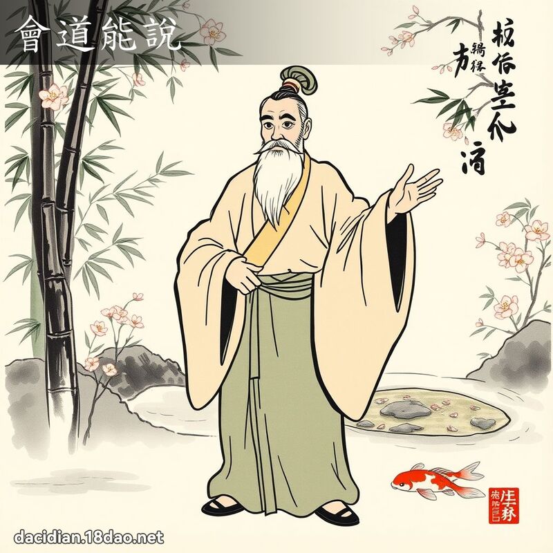 會道能說 配图