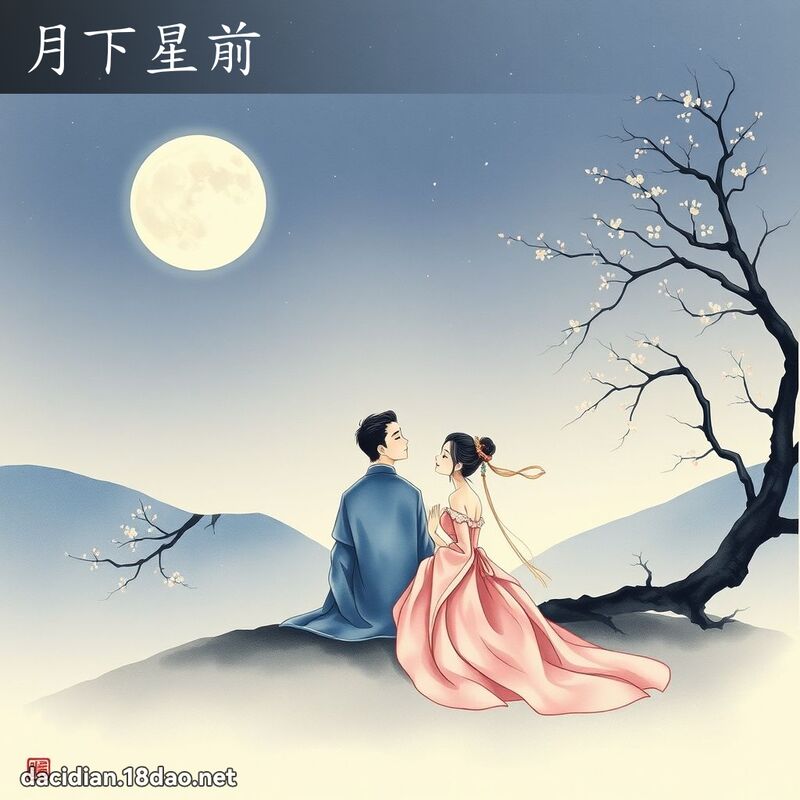 月下星前 配图