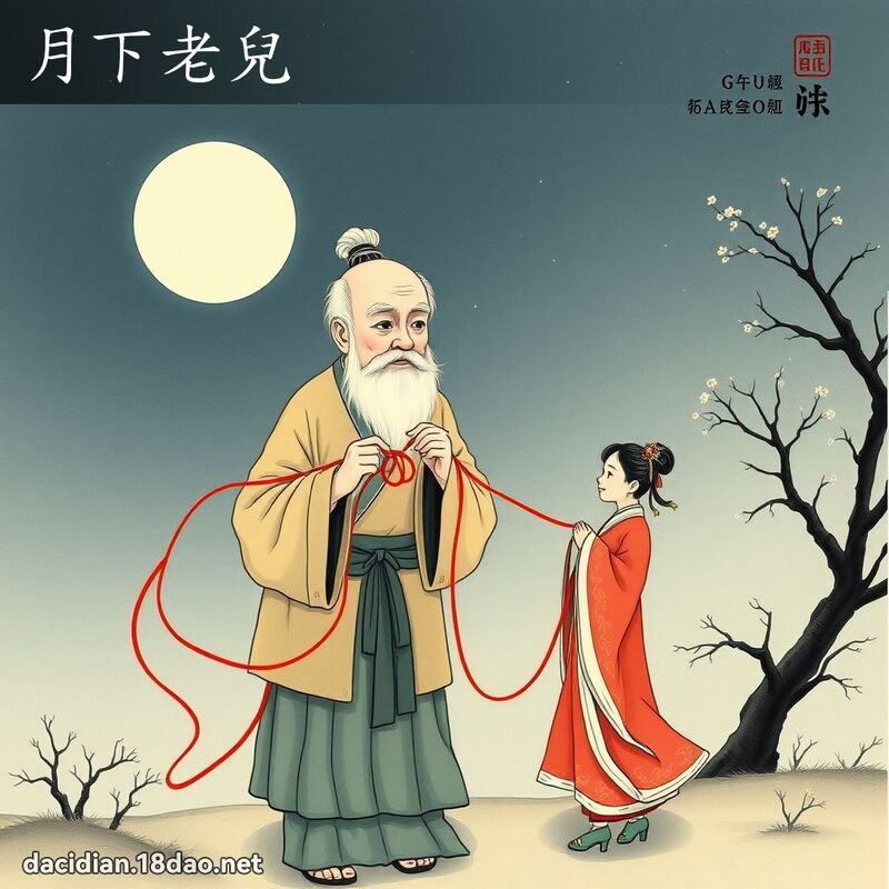 月下老兒 配图