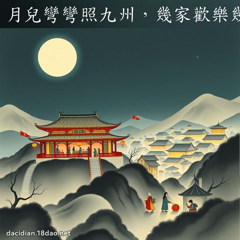 月兒彎彎照九州,幾家歡樂幾家愁 配图