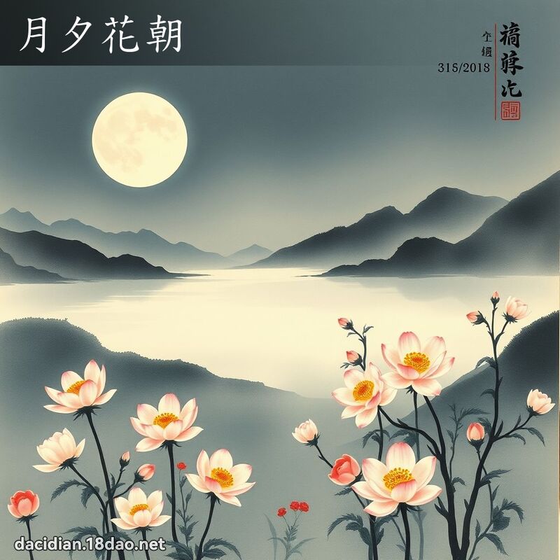 月夕花朝 配图