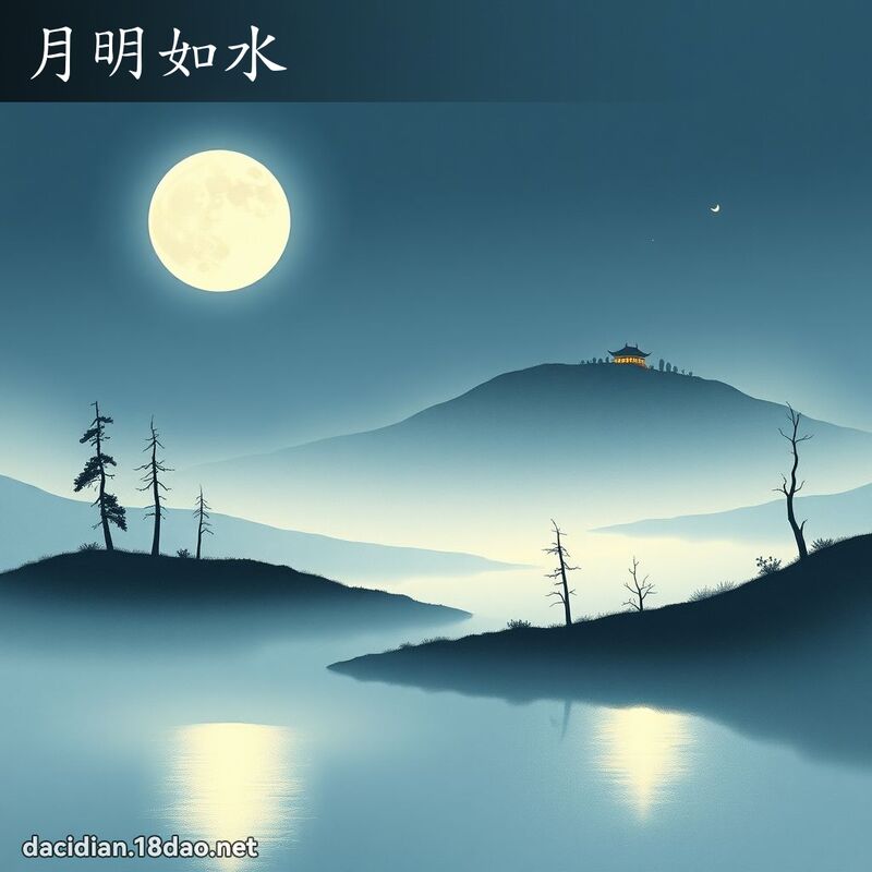 月明如水 配图