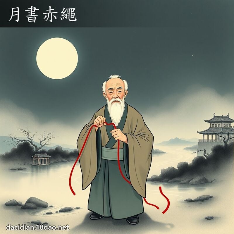 月書赤繩 配图