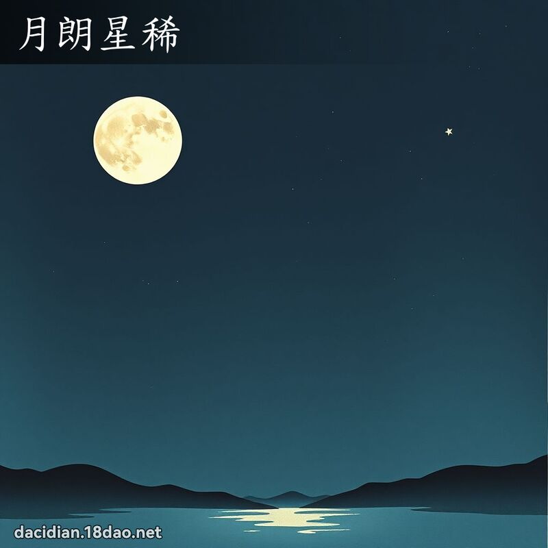 月朗星稀 配图