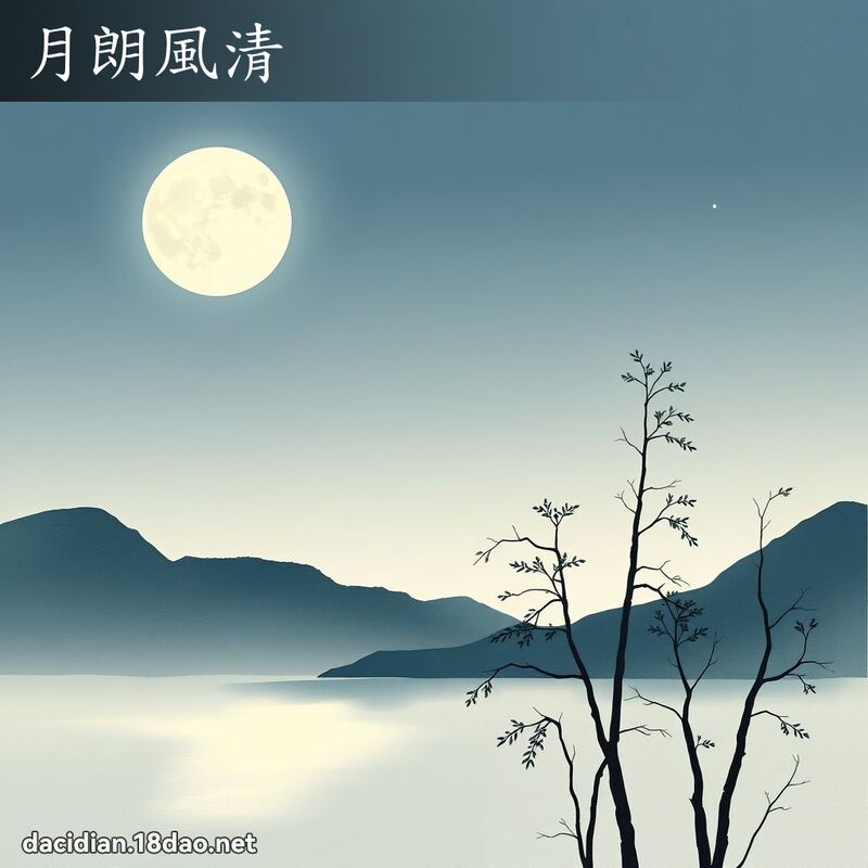 月朗風清 配图