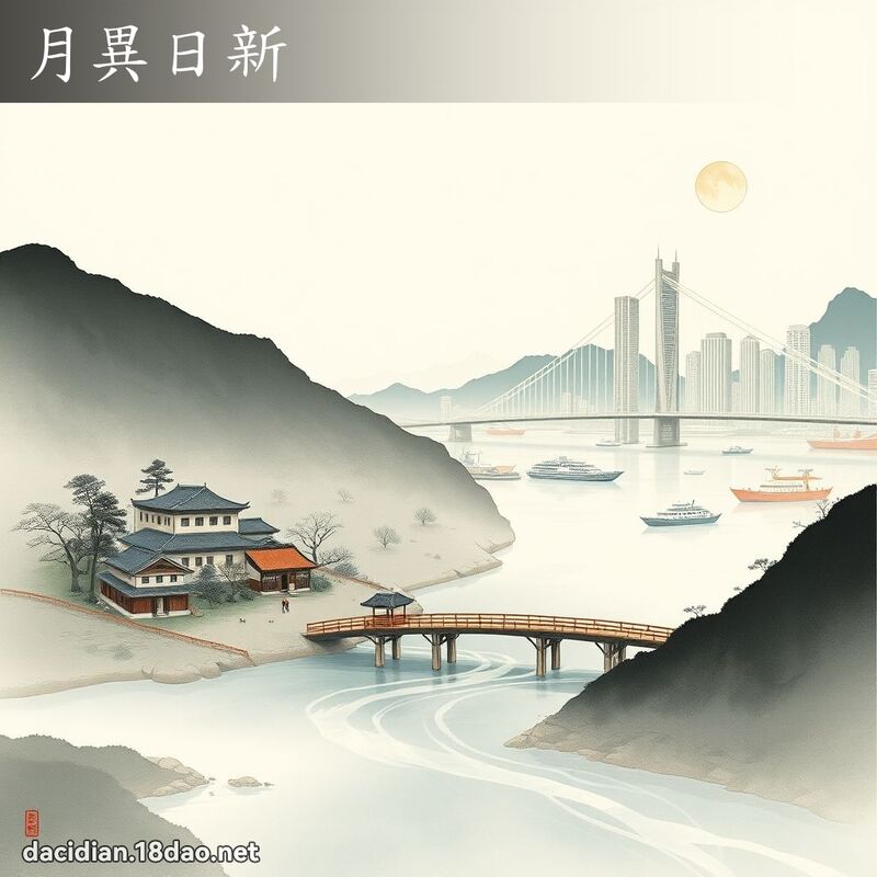 月異日新 配图