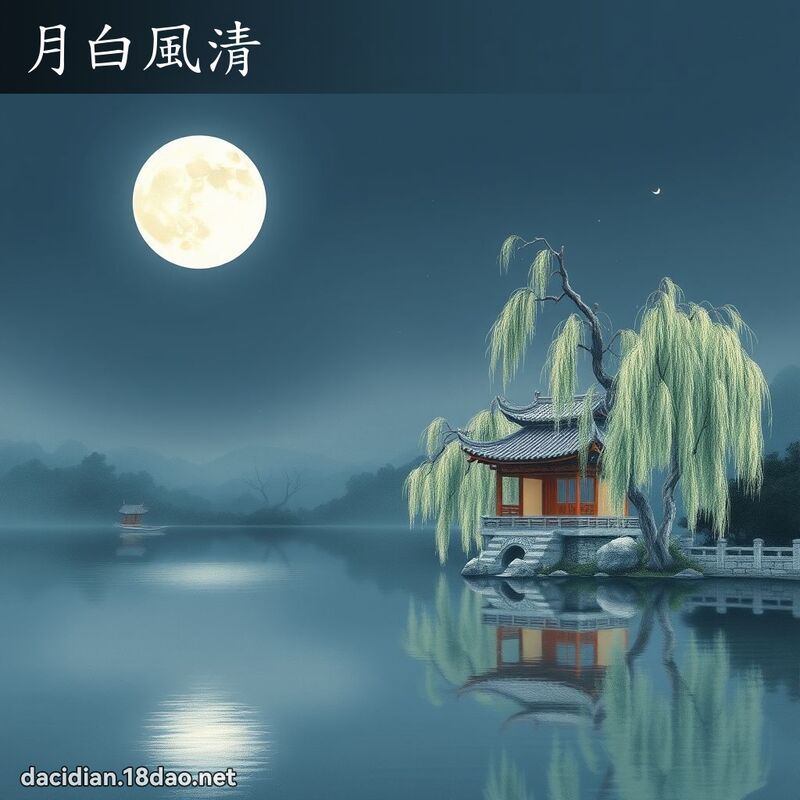 月白風清 配图