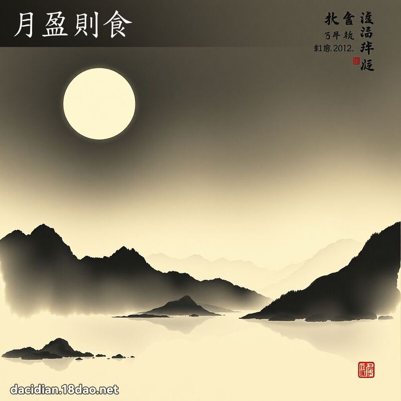 月盈則食 配图
