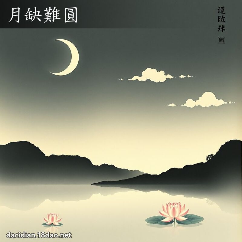 月缺難圓 配图
