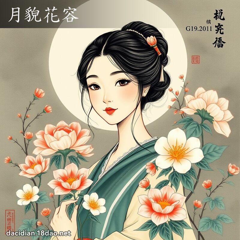 月貌花容 配图