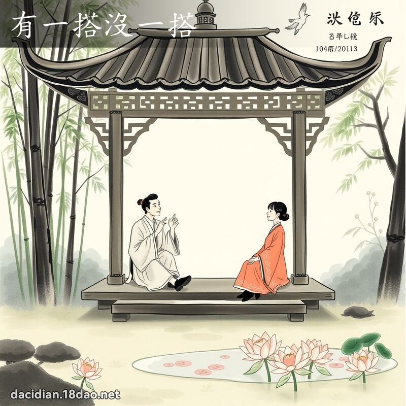 有一搭沒一搭 配图