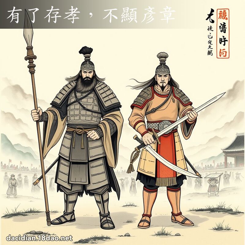 有了存孝,不顯彥章 配图