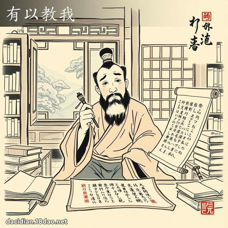 有以教我 配图