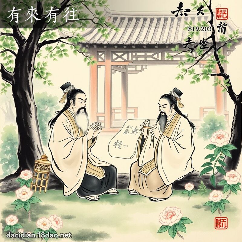 有來有往 配图