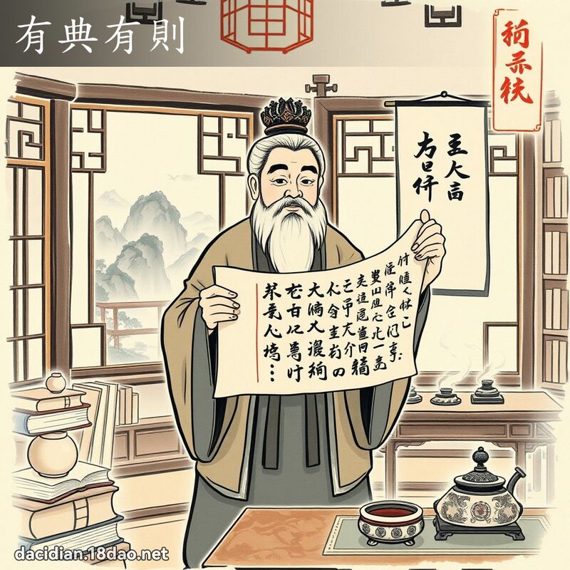 有典有則 配图