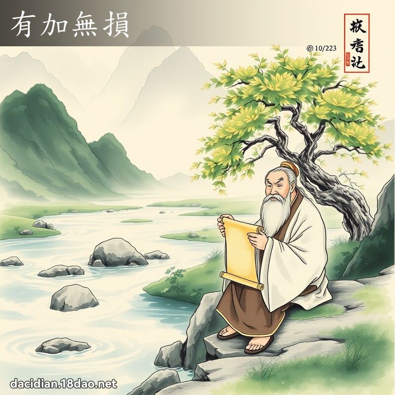 有加無損 配图