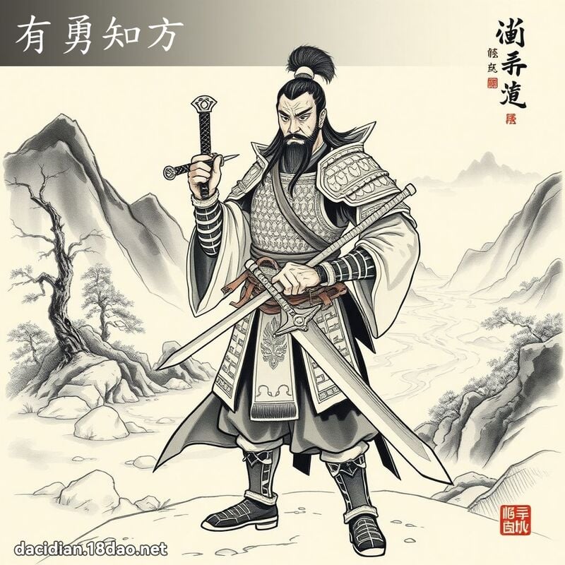 有勇知方 配图