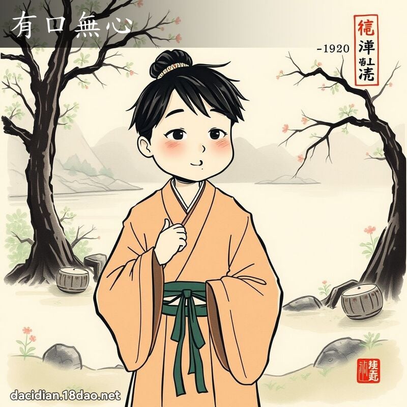 有口無心 配图