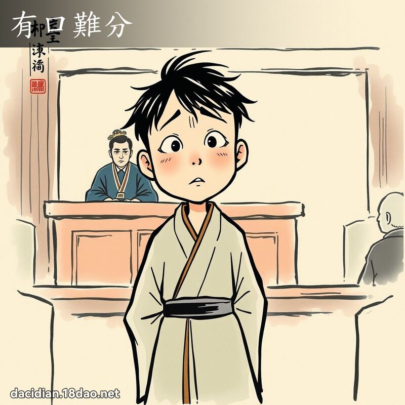 有口难分 配图